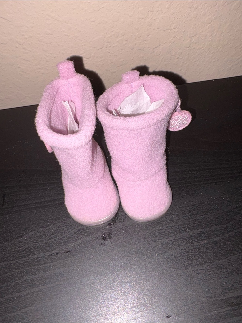 Retired American Girl Doll Purple Fleece Boots